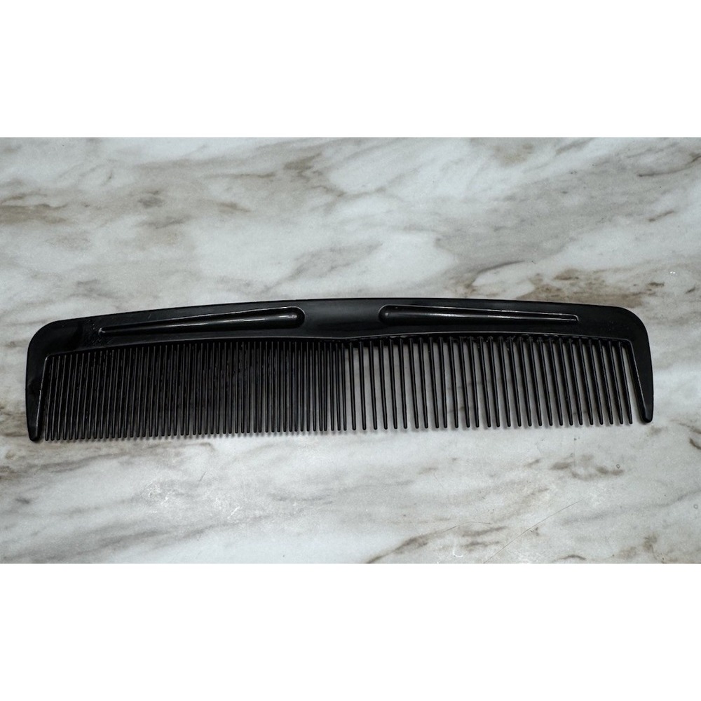 Goody USA Hair Comb 7.25" Black Wide & Tight Teeth Tease Retro Vintage - Picture 2 of 2
